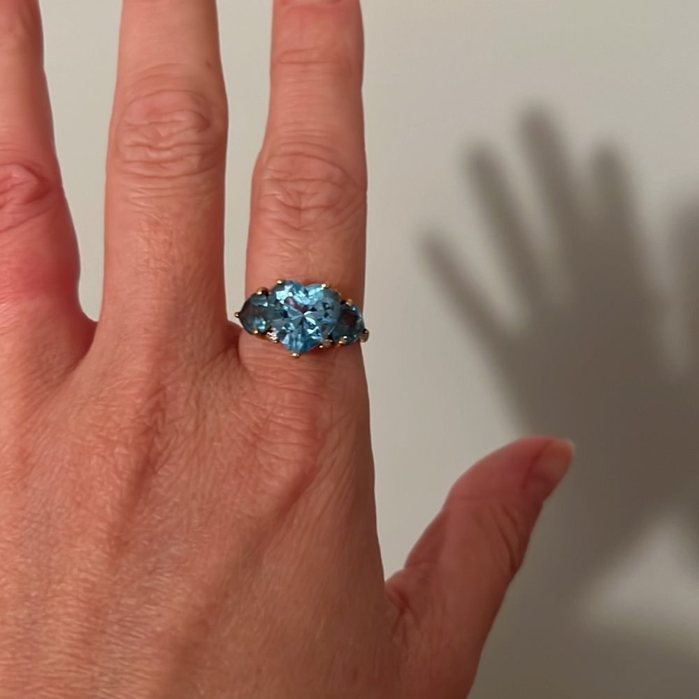 Blue topaz ring - Picture 6 of 6